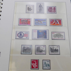 Collection timbres d'Allemagne Berlin neufs** 1970-1990 complet.