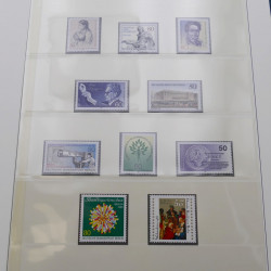 Collection timbres d'Allemagne Berlin neufs** 1970-1990 complet.