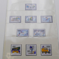 Collection timbres d'Allemagne Berlin neufs** 1970-1990 complet.