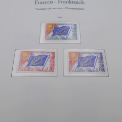 Collection timbres de France fin de catalogue neufs en album.