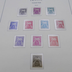 Collection timbres de France fin de catalogue neufs en album.