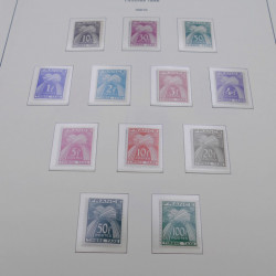 Collection timbres de France fin de catalogue neufs en album.