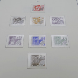 Collection timbres de France fin de catalogue neufs en album.