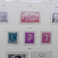 Collection timbres de France 1939-1959 neufs** en album Leuchtturm.