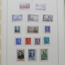 Collection timbres de France 1939-1959 neufs** en album Leuchtturm.