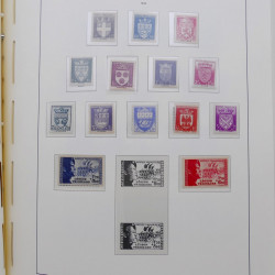 Collection timbres de France 1939-1959 neufs** en album Leuchtturm.