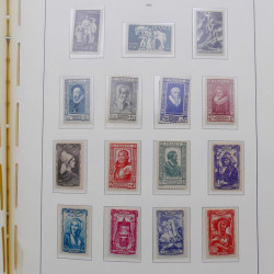 Collection timbres de France 1939-1959 neufs** en album Leuchtturm.