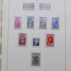 Collection timbres de France 1939-1959 neufs** en album Leuchtturm.