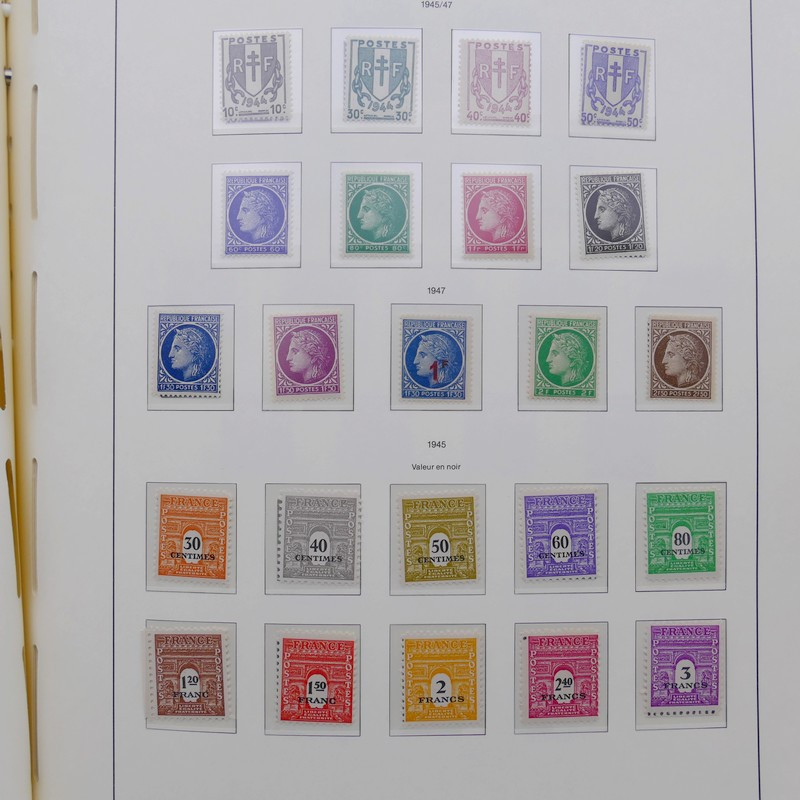Collection France 1949 – Série « Famous Français » N°871‑876 – Neuf Avec Gomme Originale – PROPHILA