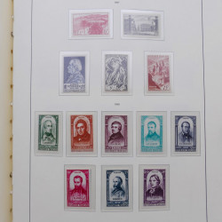 Collection timbres de France 1939-1959 neufs** en album Leuchtturm.