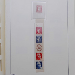 Collection timbres de France 1939-1959 neufs** en album Leuchtturm.