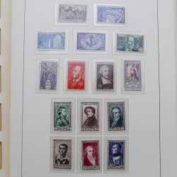 Collection timbres de France 1939-1959 neufs** en album Leuchtturm.