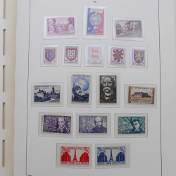 Collection timbres de France 1939-1959 neufs** en album Leuchtturm.