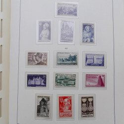 Collection timbres de France 1939-1959 neufs** en album Leuchtturm.