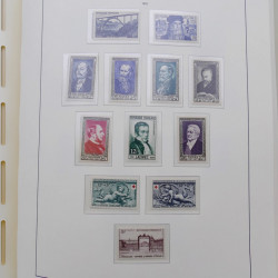 Collection timbres de France 1939-1959 neufs** en album Leuchtturm.