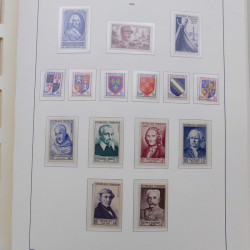 Collection timbres de France 1939-1959 neufs** en album Leuchtturm.