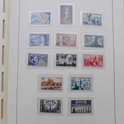 Collection timbres de France 1939-1959 neufs** en album Leuchtturm.