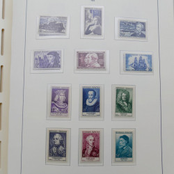 Collection timbres de France 1939-1959 neufs** en album Leuchtturm.