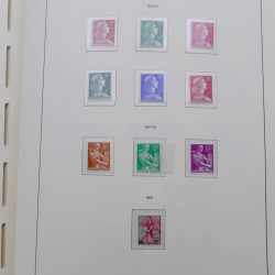 Collection timbres de France 1939-1959 neufs** en album Leuchtturm.