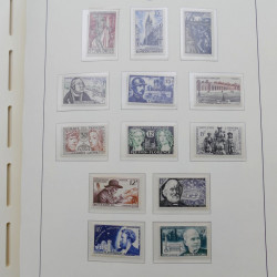 Collection timbres de France 1939-1959 neufs** en album Leuchtturm.