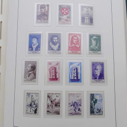 Collection timbres de France 1939-1959 neufs** en album Leuchtturm.