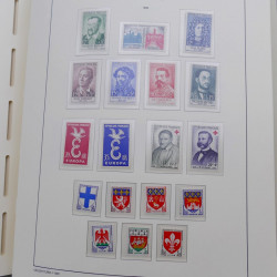 Collection timbres de France 1939-1959 neufs** en album Leuchtturm.