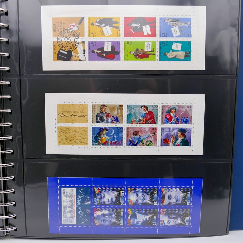 Collection timbres de France fin de catalogue en album Lindner ...
