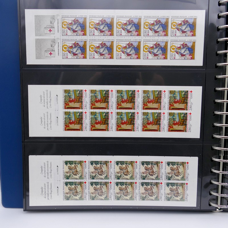 Collection timbres de France fin de catalogue en album Lindner ...