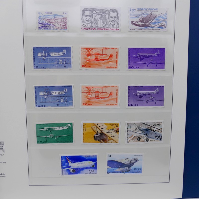 Collection timbres de France fin de catalogue en album Lindner ...