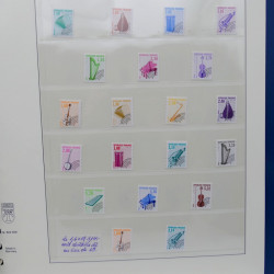 Collection timbres de France fin de catalogue en album Lindner.