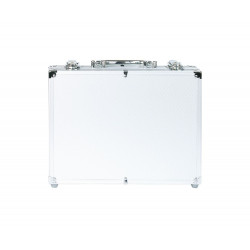 Valise aluminium pour ranger 288 muselets de champagne.