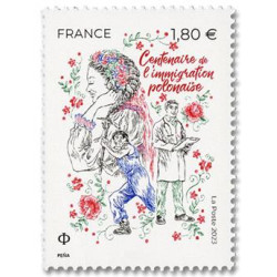 Timbre Immigration polonaise en feuillet de France N°F110 neuf**.