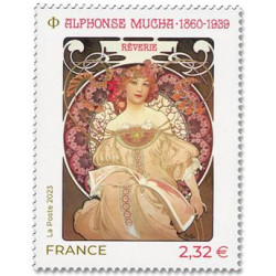 Timbre Alphonse Mucha en feuillet de France N°F113 neuf**.