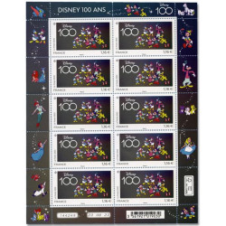 Timbre Walt Disney en feuillet de France N°F117 neuf**.