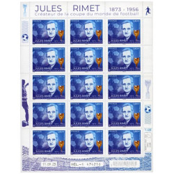 Timbre Jules Rimet en feuillet de France N°F119 neuf**.