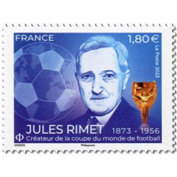 Timbre Jules Rimet en feuillet de France N°F119 neuf**.