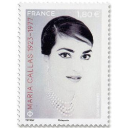 Timbre Maria Callas en feuillet de France N°F120 neuf**.