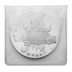 Étuis numismatiques PVC pour monnaies jusqu'à 60 mm - paquet de 100.