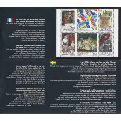 Pochette émission commune France - Suède 1994.