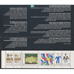 Pochette émission commune France - Suède 1994.