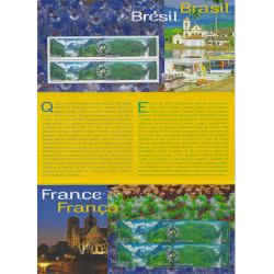 Pochette émission commune France - Brésil 2008.