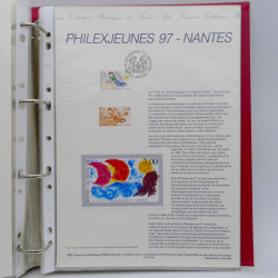 Collection documents premier jour de timbres de France 1996 complet.