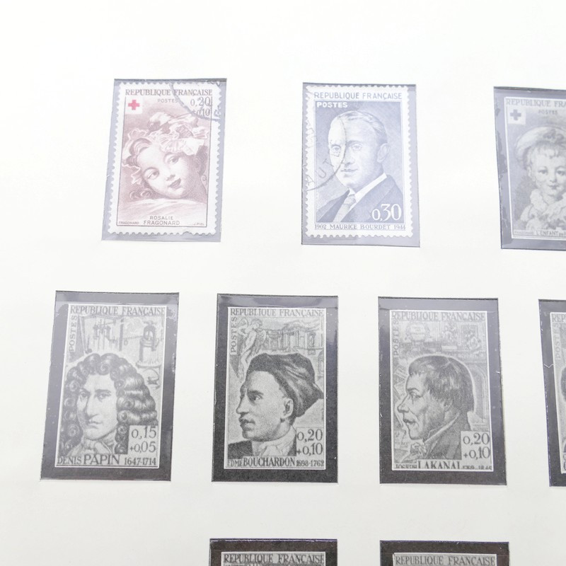 Collection timbres de France 1960-1971 en album Lindner. - Philantologie