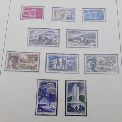 Collection timbres de France 1960-1971 en album Lindner.