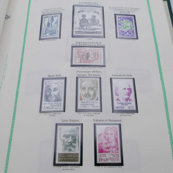 Collection timbres de France 1977-1990 neufs complet en album FO Yvert.