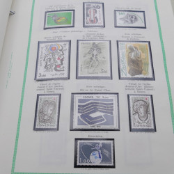 Collection timbres de France 1977-1990 neufs complet en album FO Yvert.