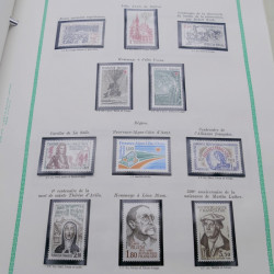 Collection timbres de France 1977-1990 neufs complet en album FO Yvert.