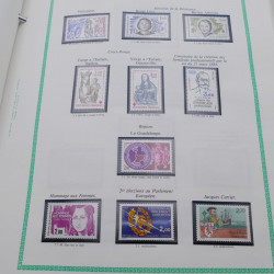 Collection timbres de France 1977-1990 neufs complet en album FO Yvert.