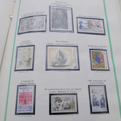 Collection timbres de France 1977-1990 neufs complet en album FO Yvert.