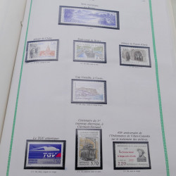 Collection timbres de France 1977-1990 neufs complet en album FO Yvert.